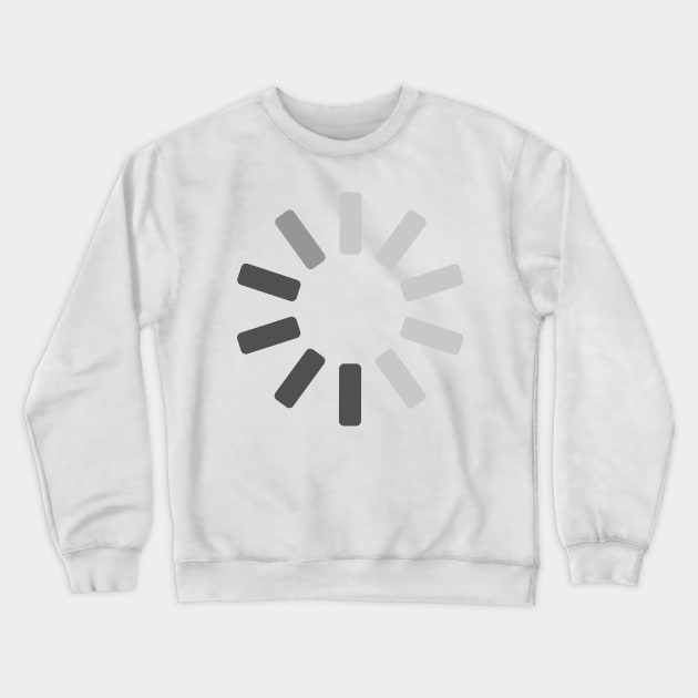 Loading Icon - Programmer Crewneck Sweatshirt by Bohnenkern